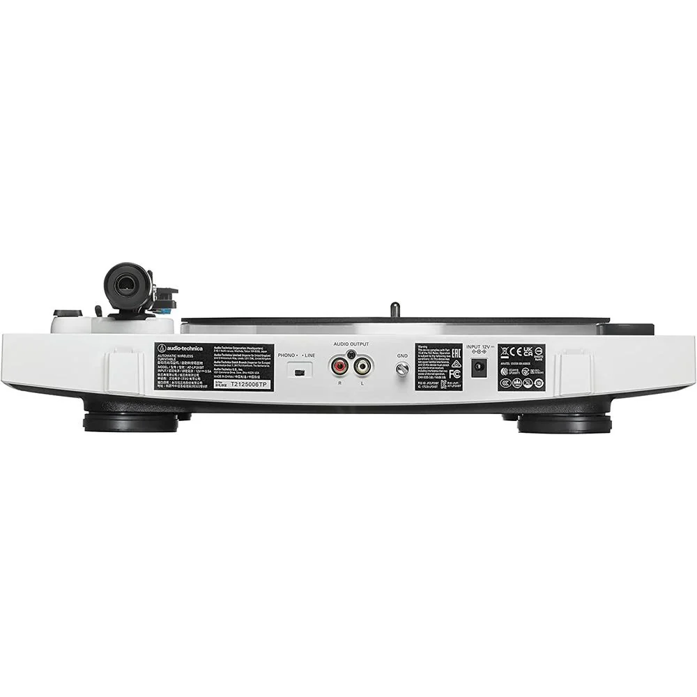 Audio-Technica Fully Automatic Wireless Belt-drive Turntable, White w/ 2 Yr Warranty Bundle - Image 5