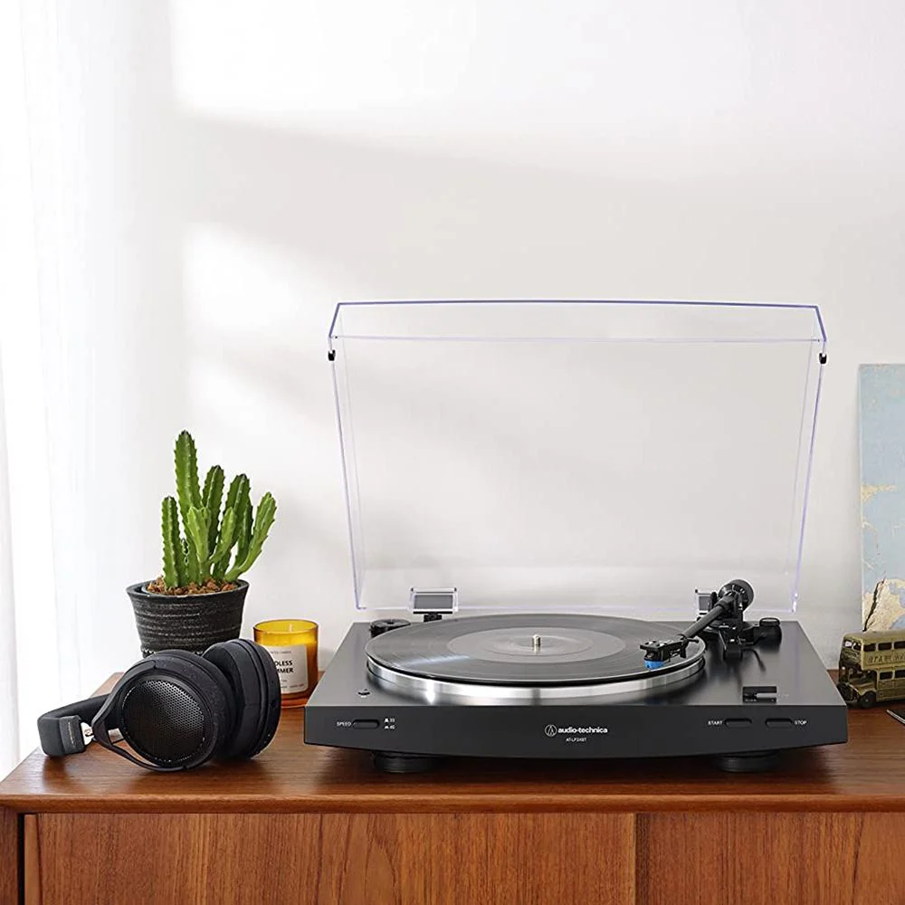 Audio-Technica Fully Automatic Wireless Belt-drive Turntable, White w/ 2 Yr Warranty Bundle - Image 8