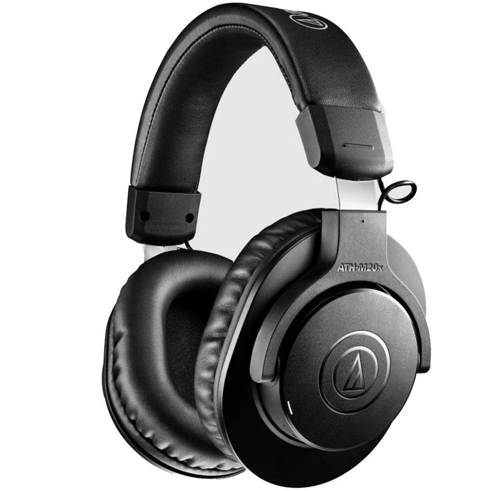Audio-Technica M20x Bluetooth Wireless Professional Monitor Headphones with Case and Power Bank - Image 2