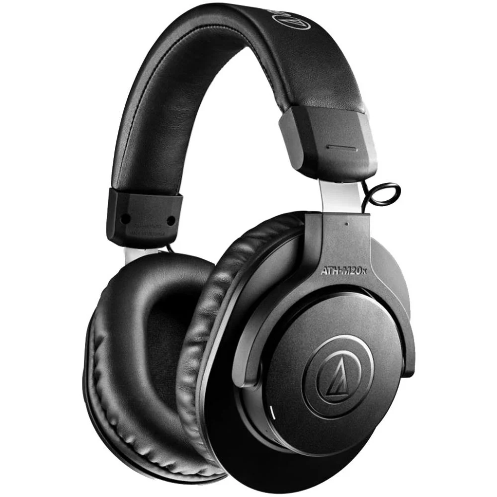 Audio-Technica M20x Wireless Professional Monitor Headphones w/ Accessories Bundle - Image 3