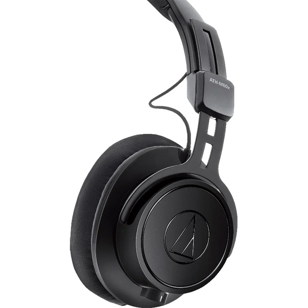 Audio-Technica ATH-M60xa On-Ear Closed-Back Professional Monitor Headphones, Black - Image 8