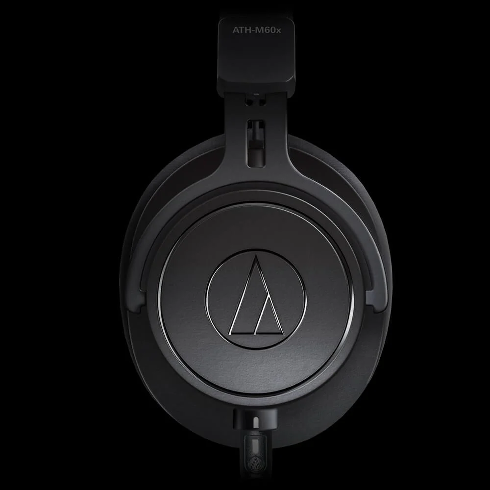 Audio-Technica ATH-M60xa On-Ear Closed-Back Professional Monitor Headphones, Black - Image 9