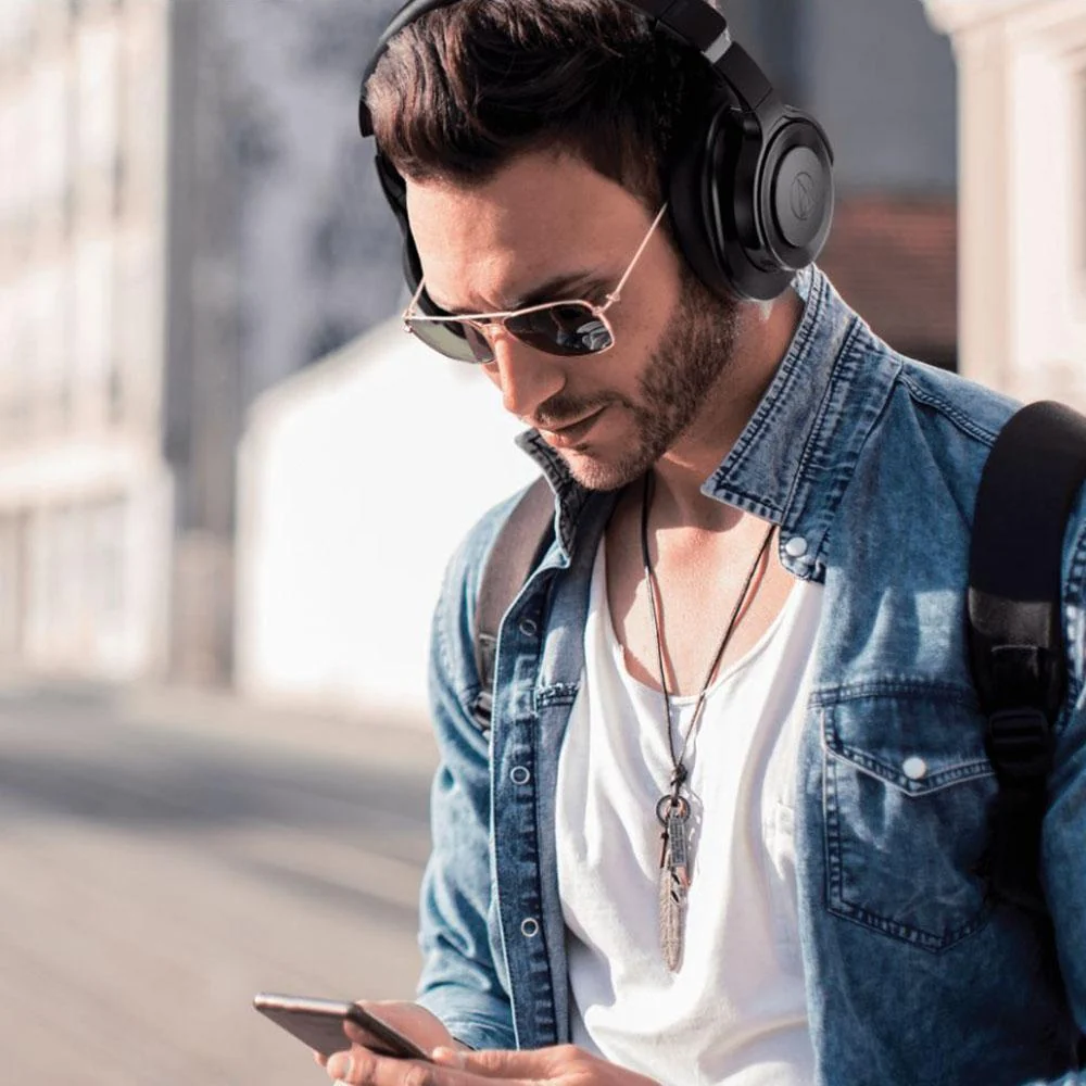Audio-Technica Solid Bass Wireless Over-Ear Headphones (ATH-WS990BT) - Image 4