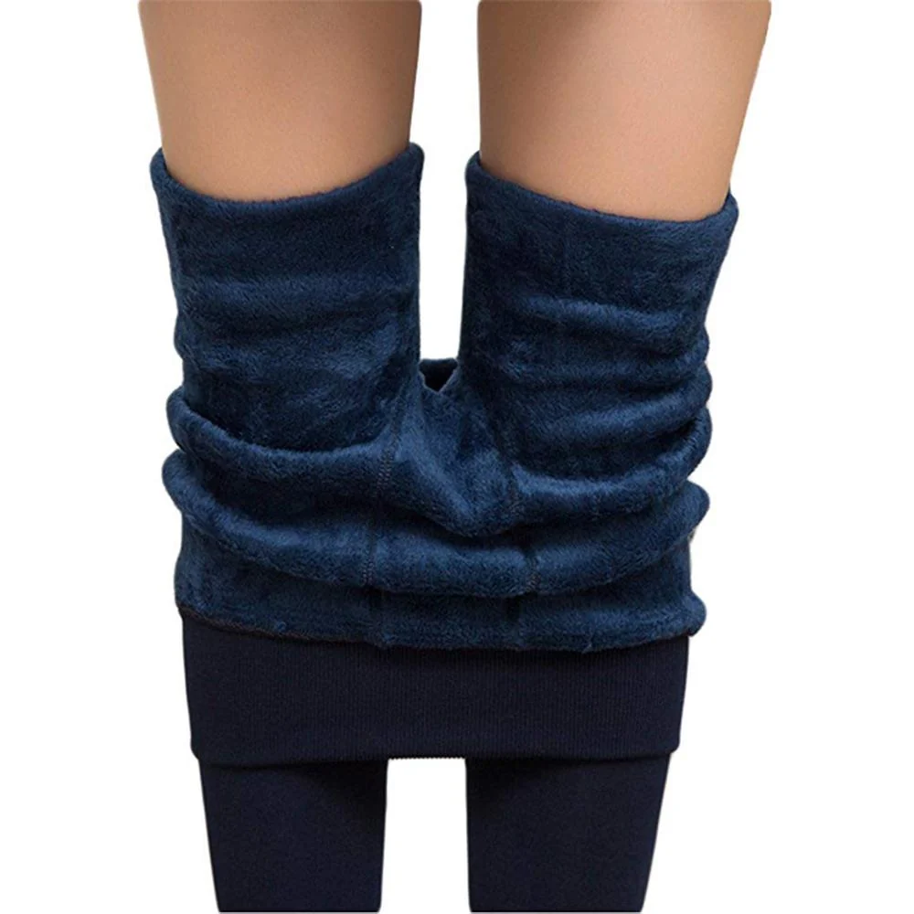 Be Free 6-Pack Fleece Lined Leggings (Assorted Colors)(1X/2X) - Image 6