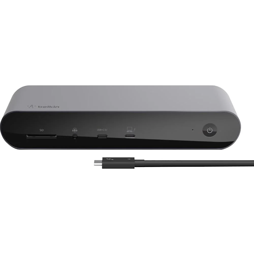 Belkin Pro Thunderbolt 4 Docking Station in Gray - INC006ttSGY - Image 3