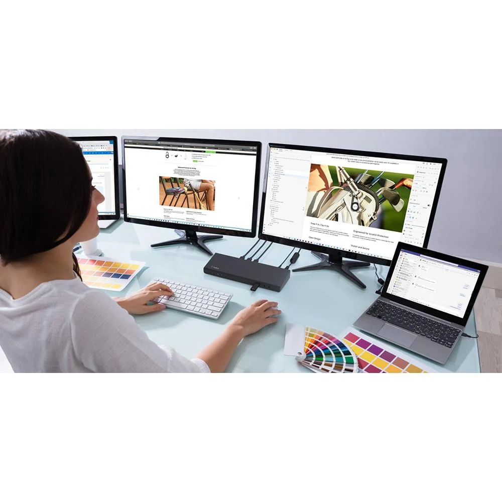 Belkin Universal USB-C Triple Display Docking Station - INC007ttBK - Image 11