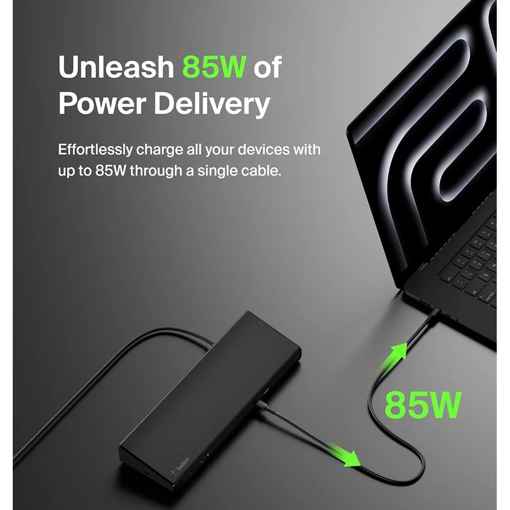 Belkin Universal USB-C Triple Display Docking Station - INC007ttBK - Image 9