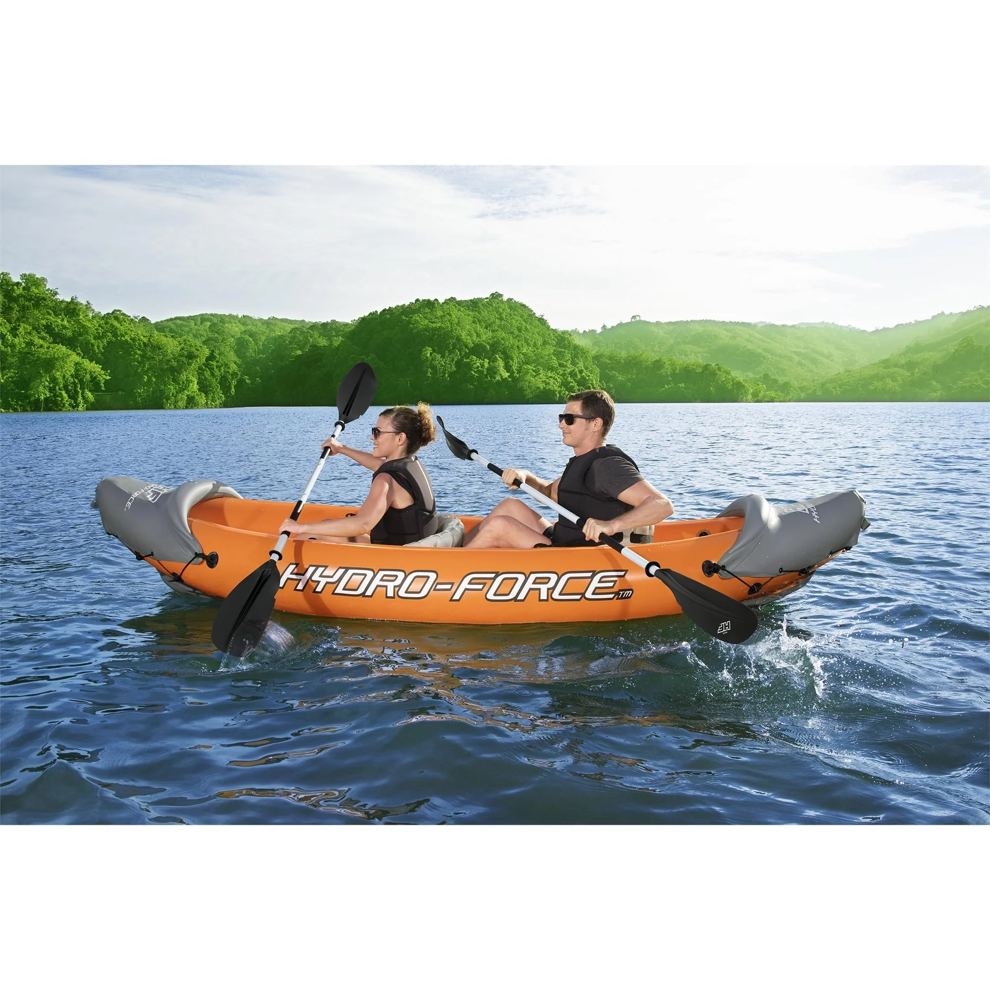 Bestway Hydro-Force Rapid X2 Inflatable Kayak Set | Seats 2 Persons - Image 4