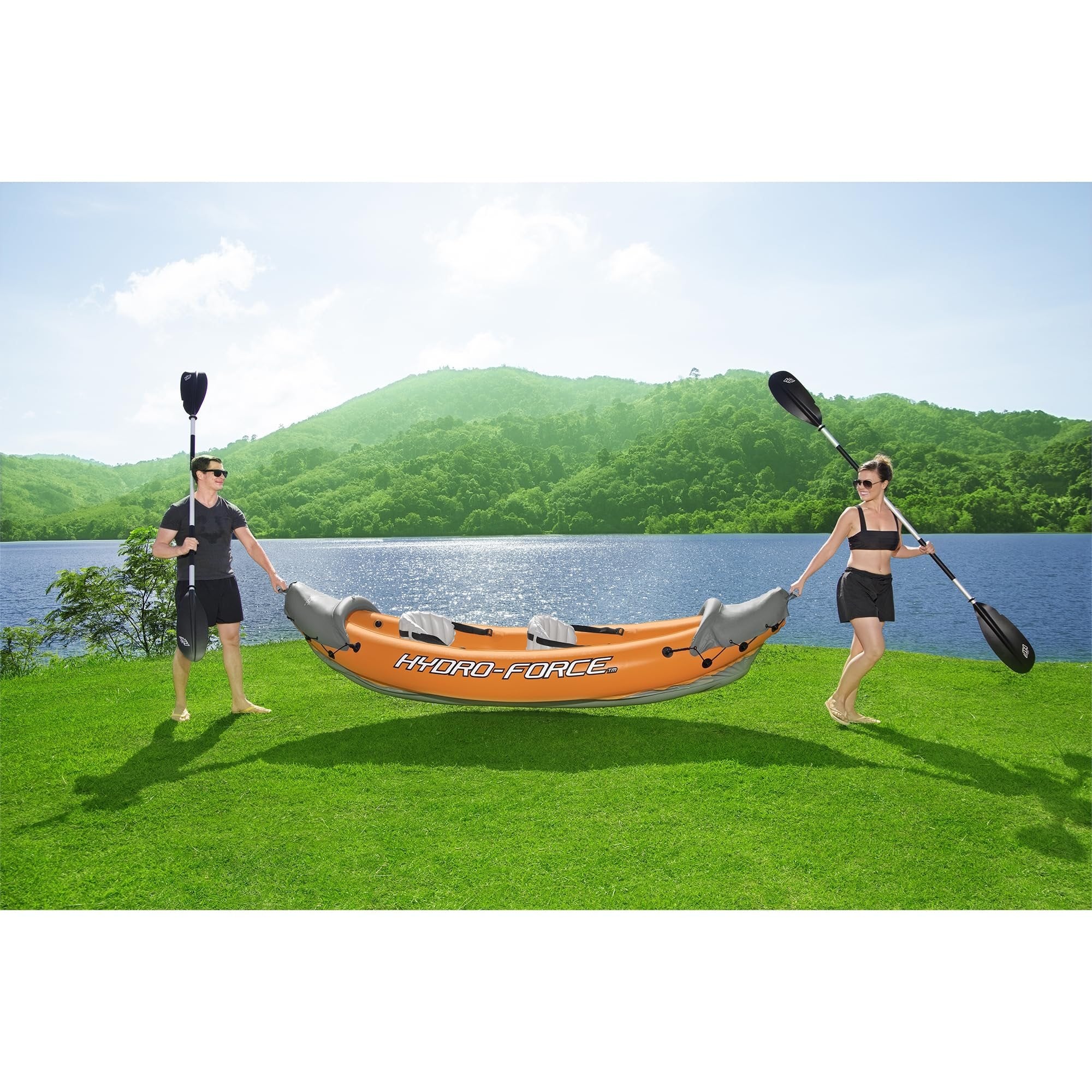 Bestway Hydro-Force Rapid X2 Inflatable Kayak Set | Seats 2 Persons - Image 5