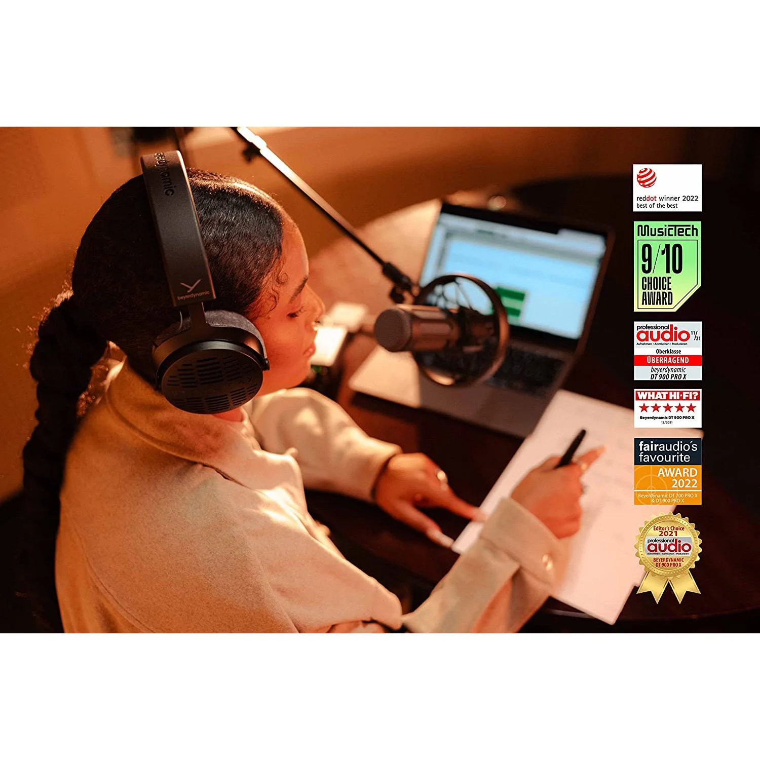 BeyerDynamic DT 900 PRO X Open-Back Studio Headphones for Mixing & Mastering - Open Box - Image 4