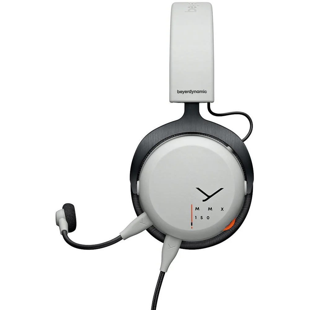 BeyerDynamic MMX 150 Closed Back USB Gaming Headset, Grey w/ Warranty Bundle - Image 3