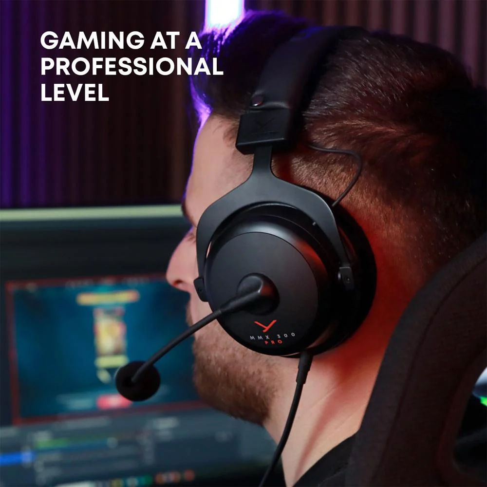 BeyerDynamic MMX 300 PRO Closed Back Gaming Headset w/ Headphone Stand Bundle - Image 7