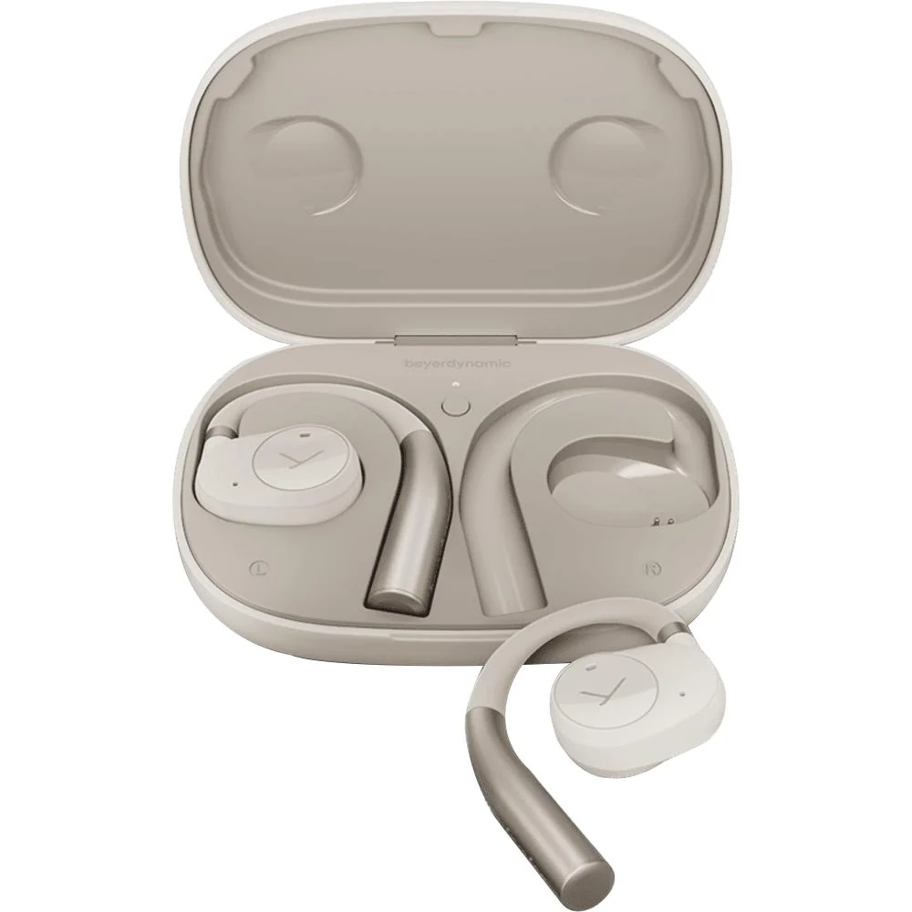 BeyerDynamic Verio 200 Open Ear True Wireless Earphones with Charging Case; Cream - Open Box - Image 2
