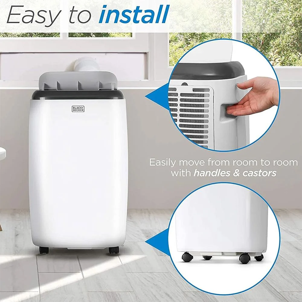 Black and Decker 10,000 BTU Portable Air Conditioner White with 2 Year Warranty - Image 3