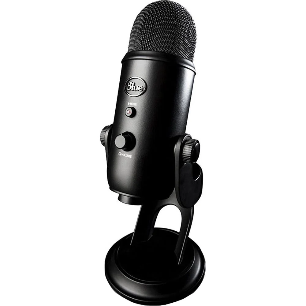 Blue Yeti USB Desk Microphone Blackout Open Box with 1 Year Warranty - Image 4