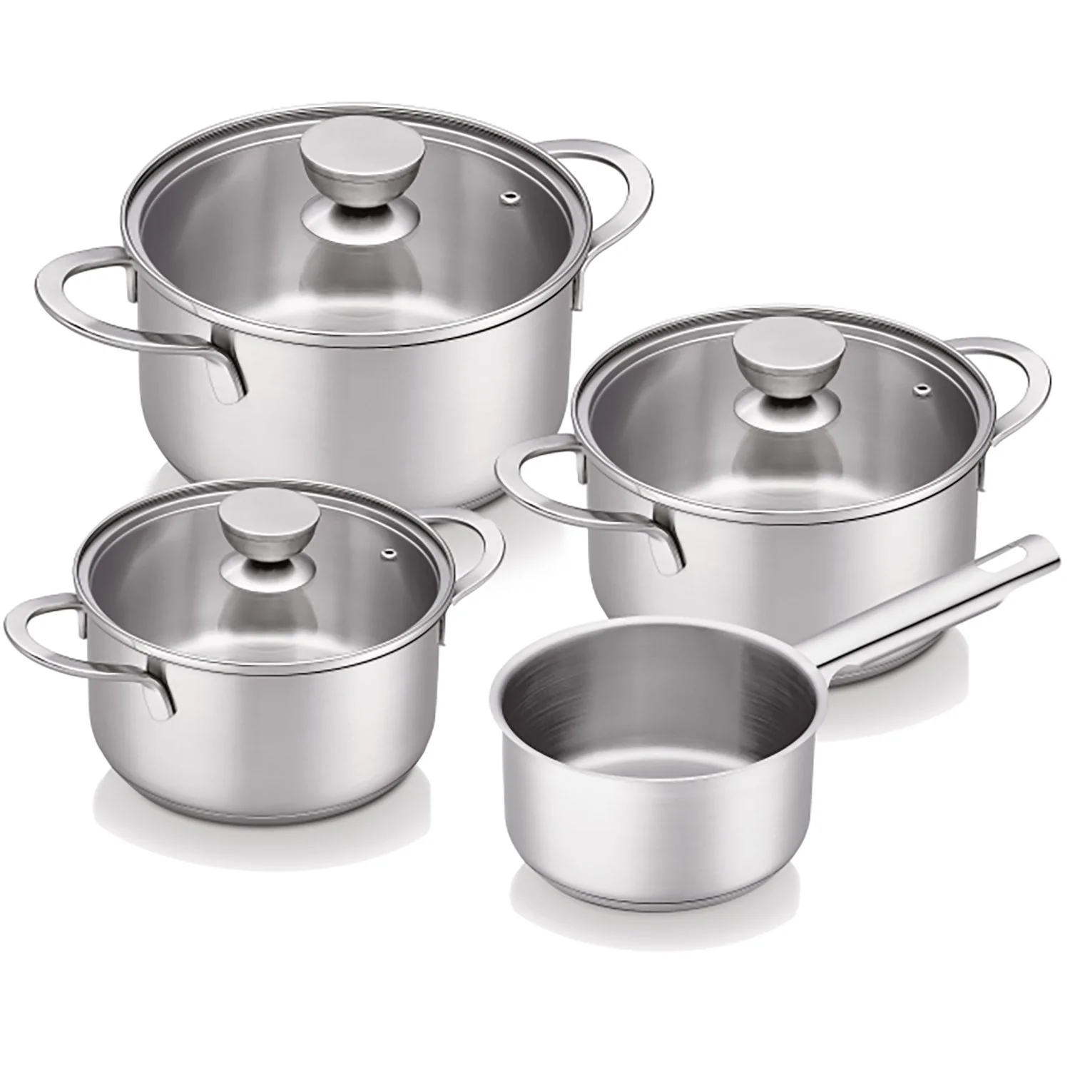 Brabantia Futura 7 Piece Cookware Set, Stainless Steel