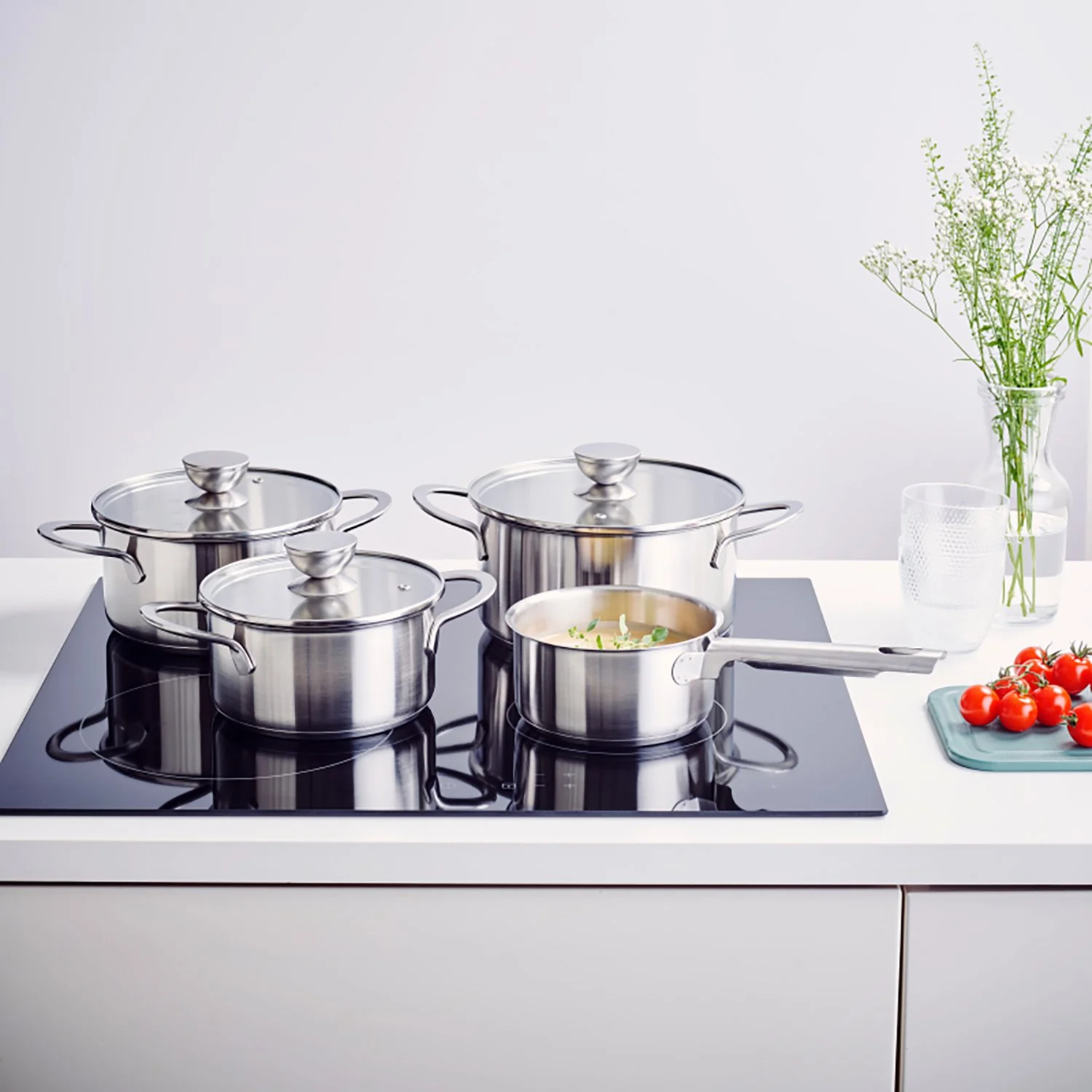 Brabantia Futura 7 Piece Cookware Set, Stainless Steel - Image 3