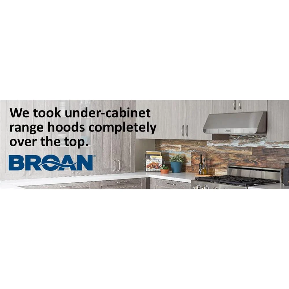 Broan 30" Capable Non-Ducted Under-Cabinet Range Hood - 413004 - Open Box - Image 5