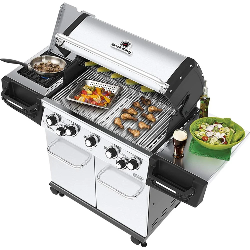 Broil King 958344 Regal S 590 Pro Propane Gas Grill, 5-Burner, Steel Open Box - Image 8