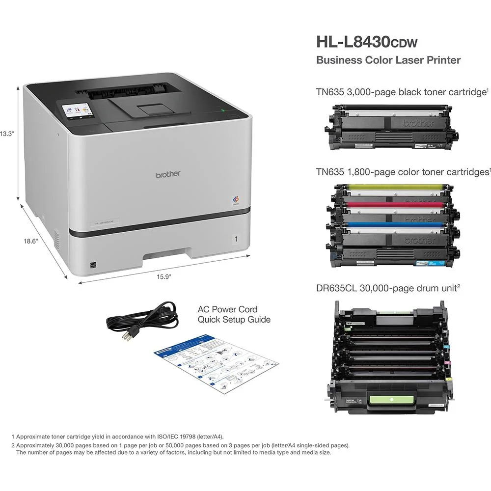 Brother Business Color Laser Printer with Wireless Networking + Print Like A Pro Bundle - Image 3