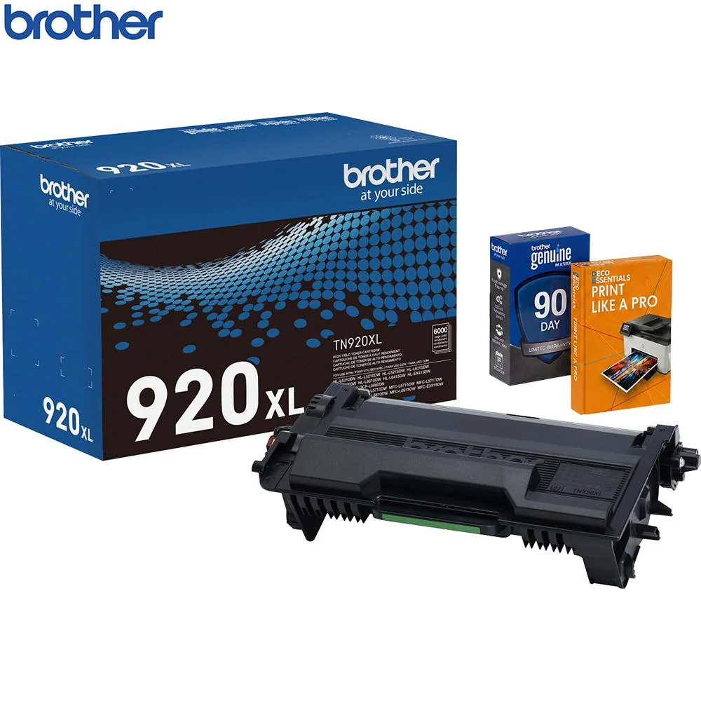 Brother Genuine High Yield Toner Cartridge Black with Deco Essentials Guide