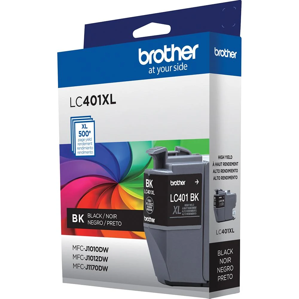 Brother Genuine LC401XLBKS High Yield Black Ink Cartridge - Image 2