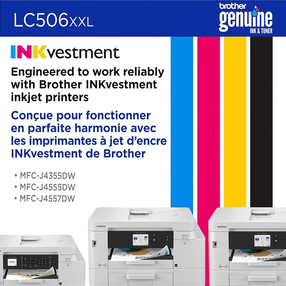 Brother Genuine LC506XXLBKS Super High Yield Black Ink Cartridge - Image 5