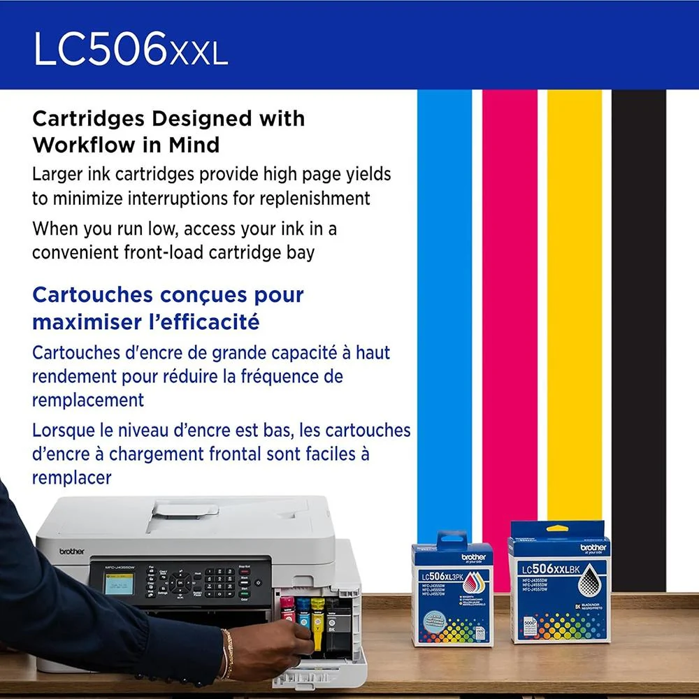 Brother Genuine LC506XXLBKS Super High Yield Black Ink Cartridge - Image 7