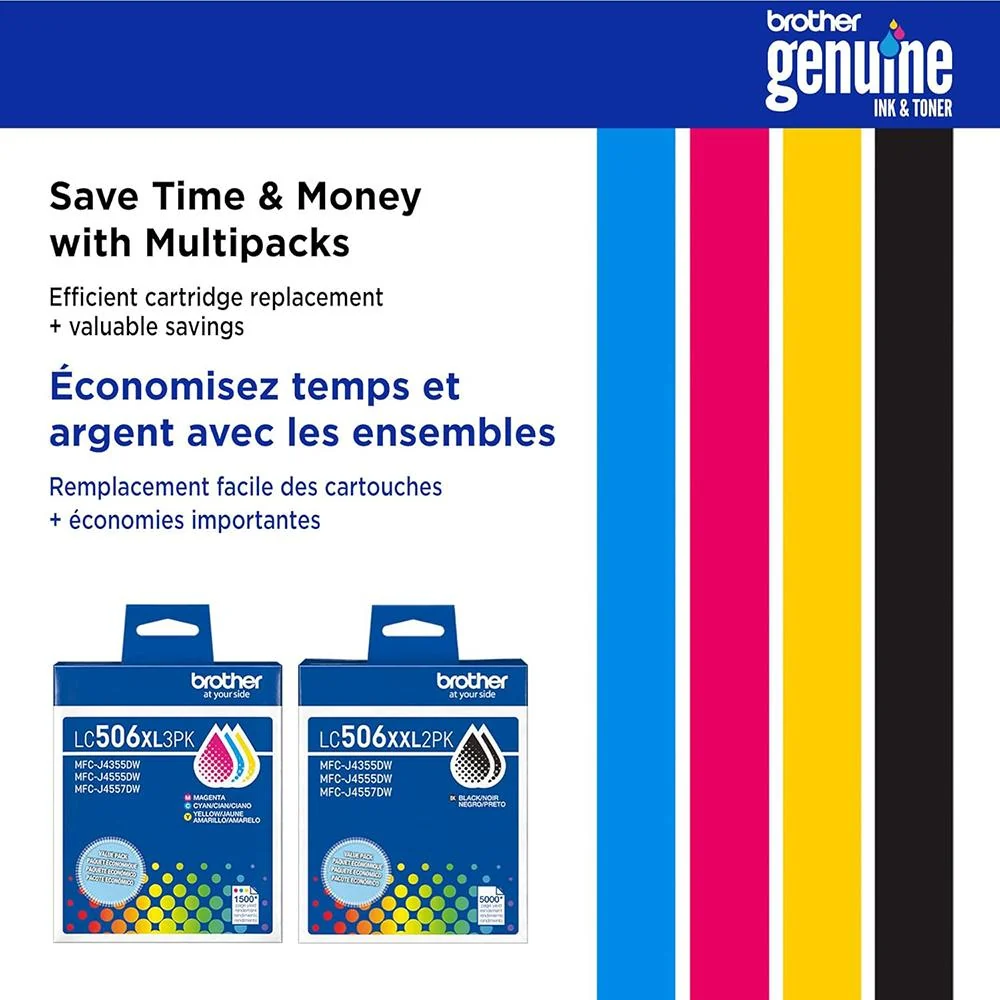 Brother Genuine LC506XXLBKS Super High Yield Black Ink Cartridge - Image 8