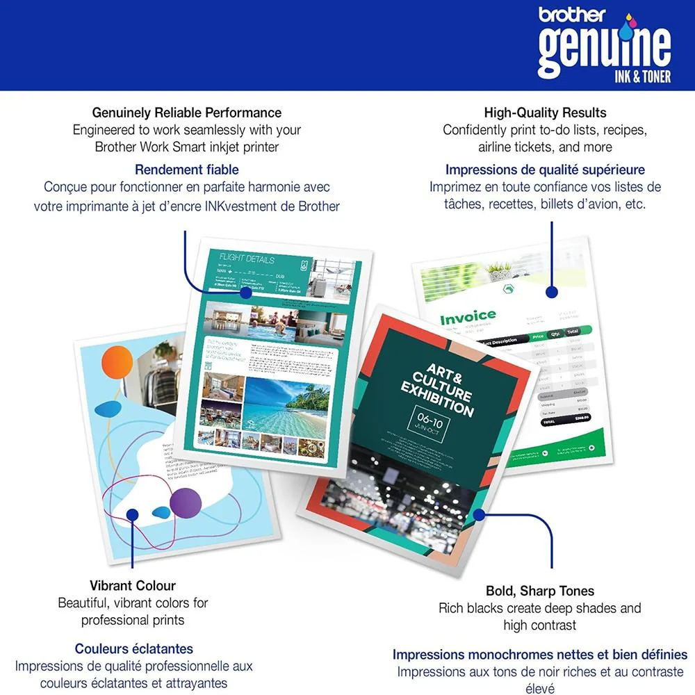 Brother Genuine Super High Yield Black Ink Cartridge 2 Pack with Print Guide - Image 4