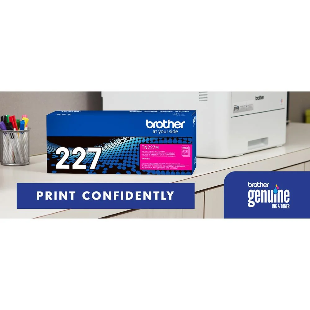 Brother Genuine TN227M High Yield Magenta Toner Cartridge - Image 9
