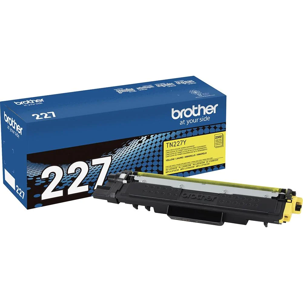Brother Genuine TN227Y High Yield Yellow Toner Cartridge - Image 2