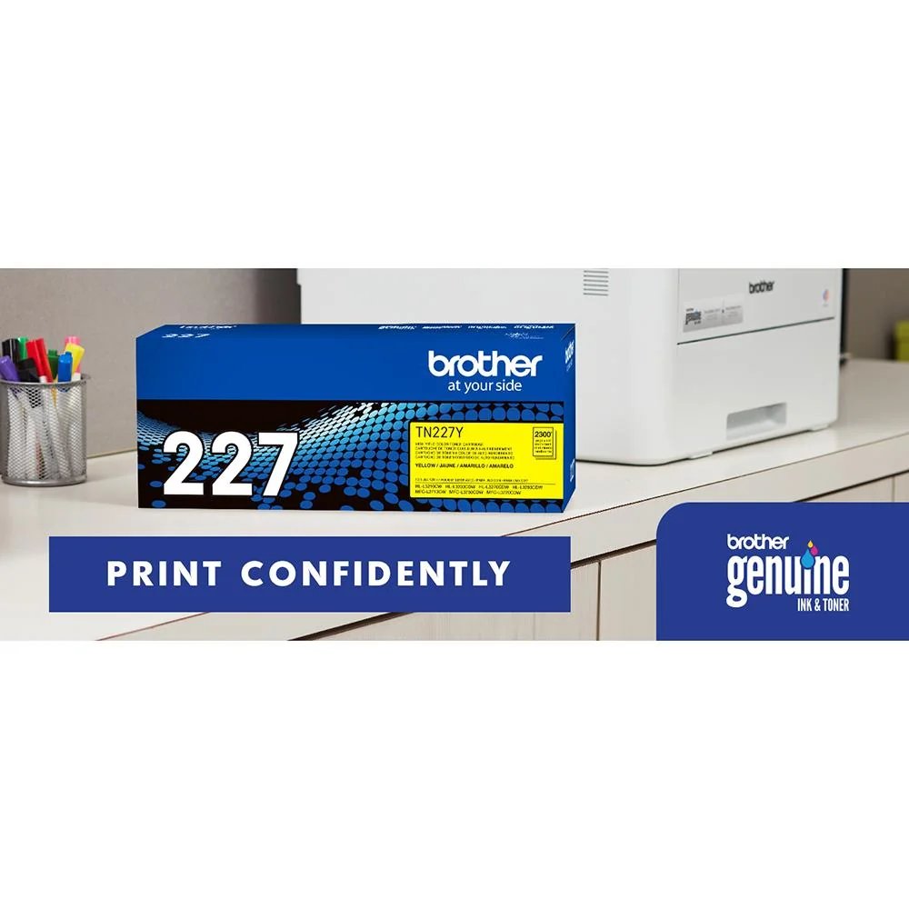 Brother Genuine TN227Y High Yield Yellow Toner Cartridge - Image 9