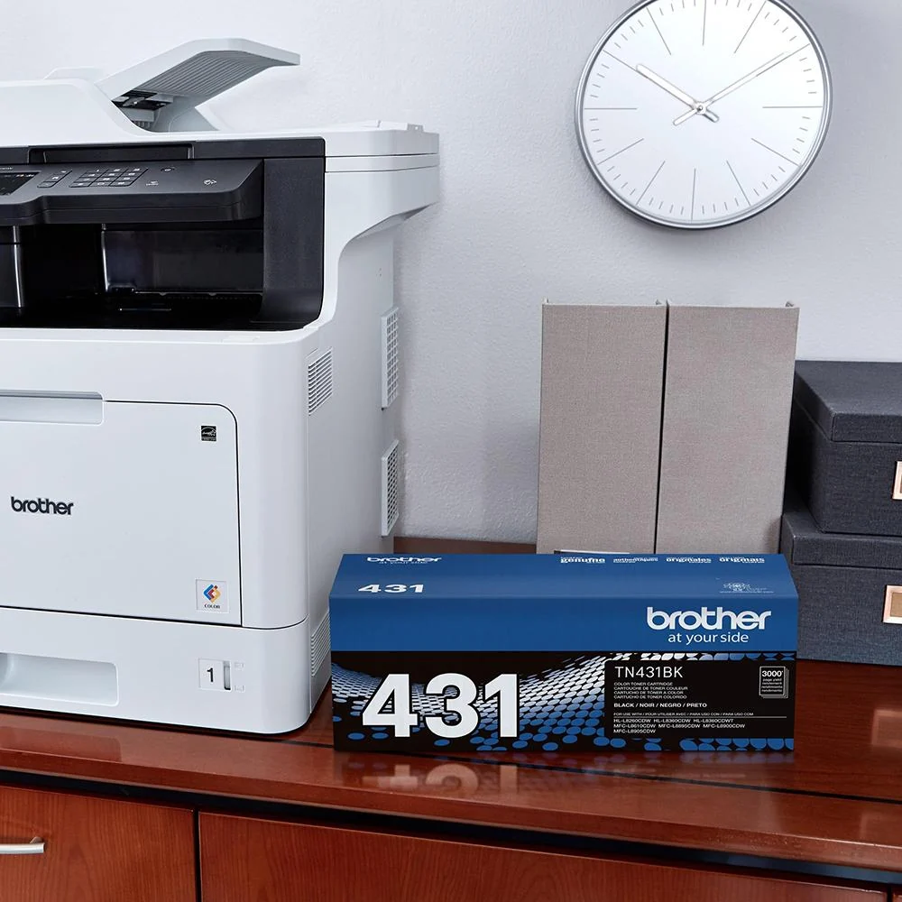 Brother Genuine TN431BK Standard Yield Black Toner Cartridge w/ Print Like a Pro Bundle - Image 9