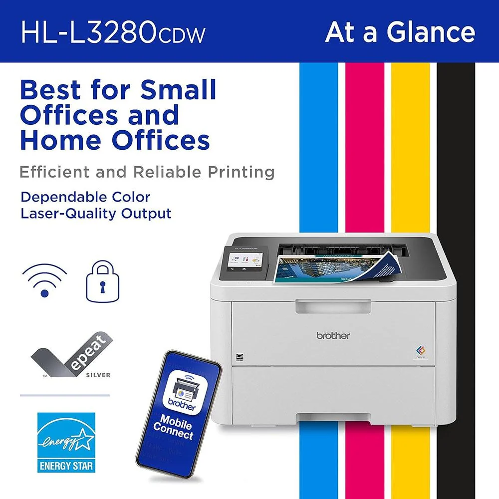 Brother HLL3280CDW Laser Printer - Image 2
