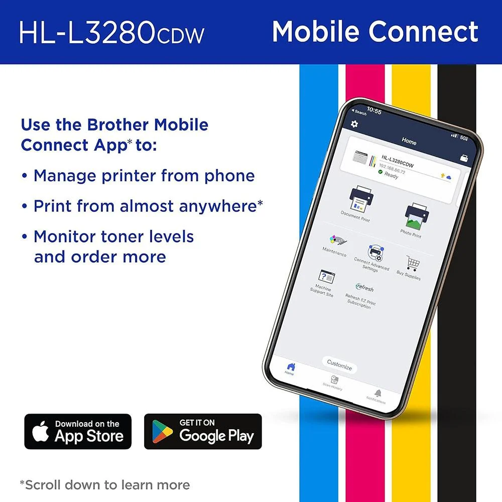 Brother HLL3280CDW Laser Printer - Image 5