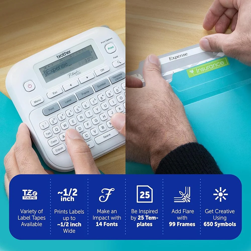 Brother Home/Office Everyday Label Maker with Accessories Bundle - Image 3