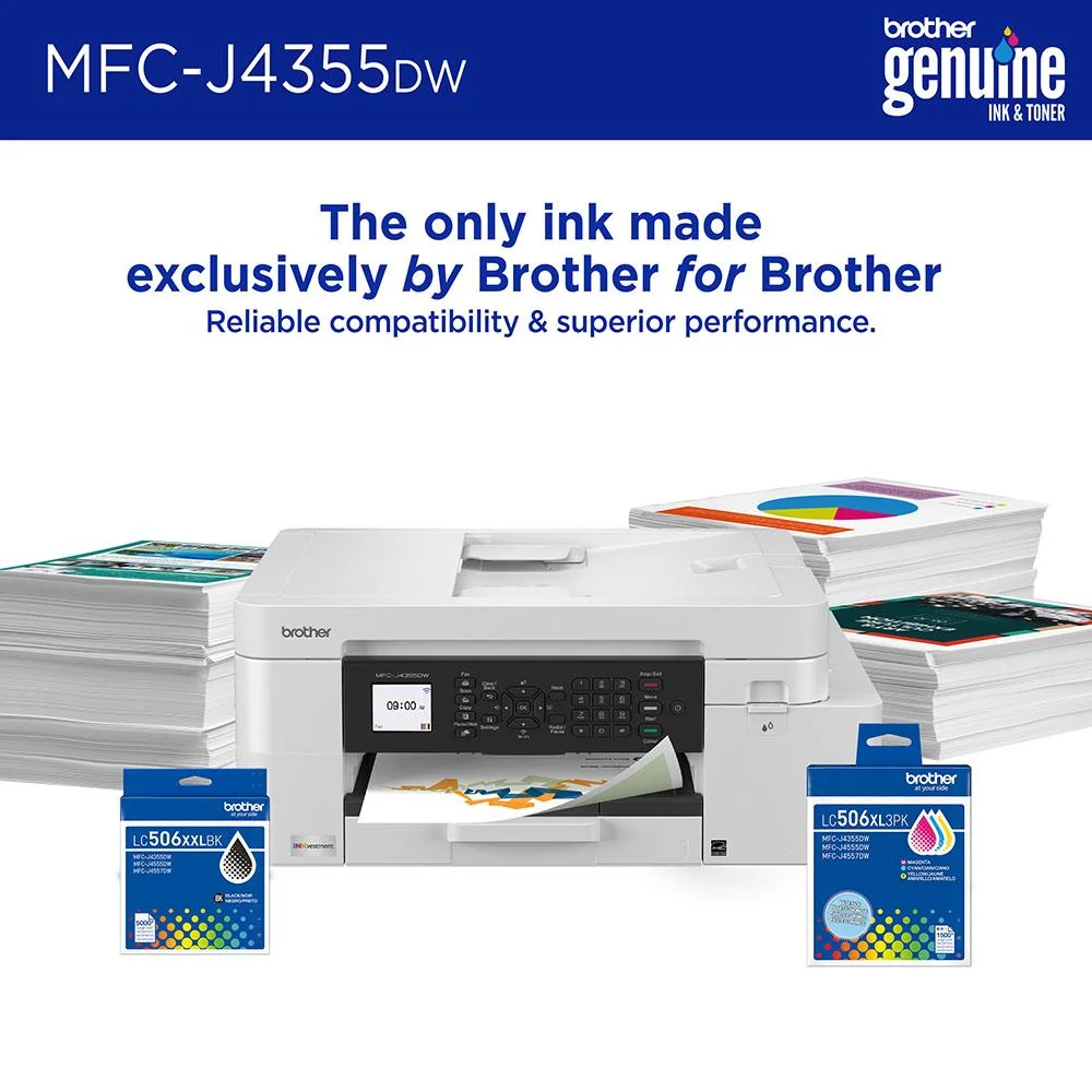 Brother INKvestment Wireless All-in-One Inkjet Printer w/ Print Like A Pro Bundle - Image 4