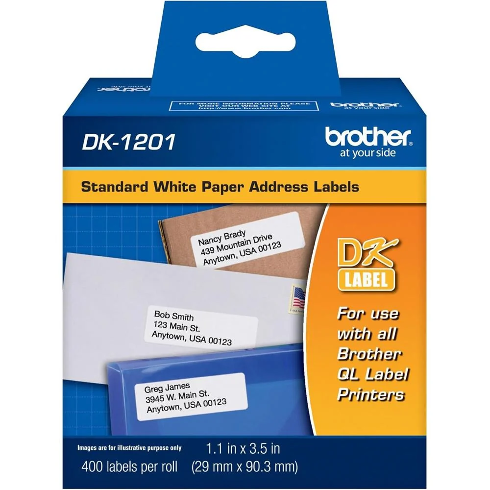 Brother QL-1100 Wide Format Monochrome Label Printer w/ Deco Essentials Guide Bundle - Image 14