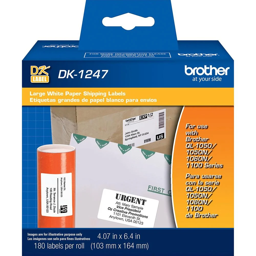 Brother QL-1100 Wide Format Monochrome Label Printer w/ Deco Essentials Guide Bundle - Image 15