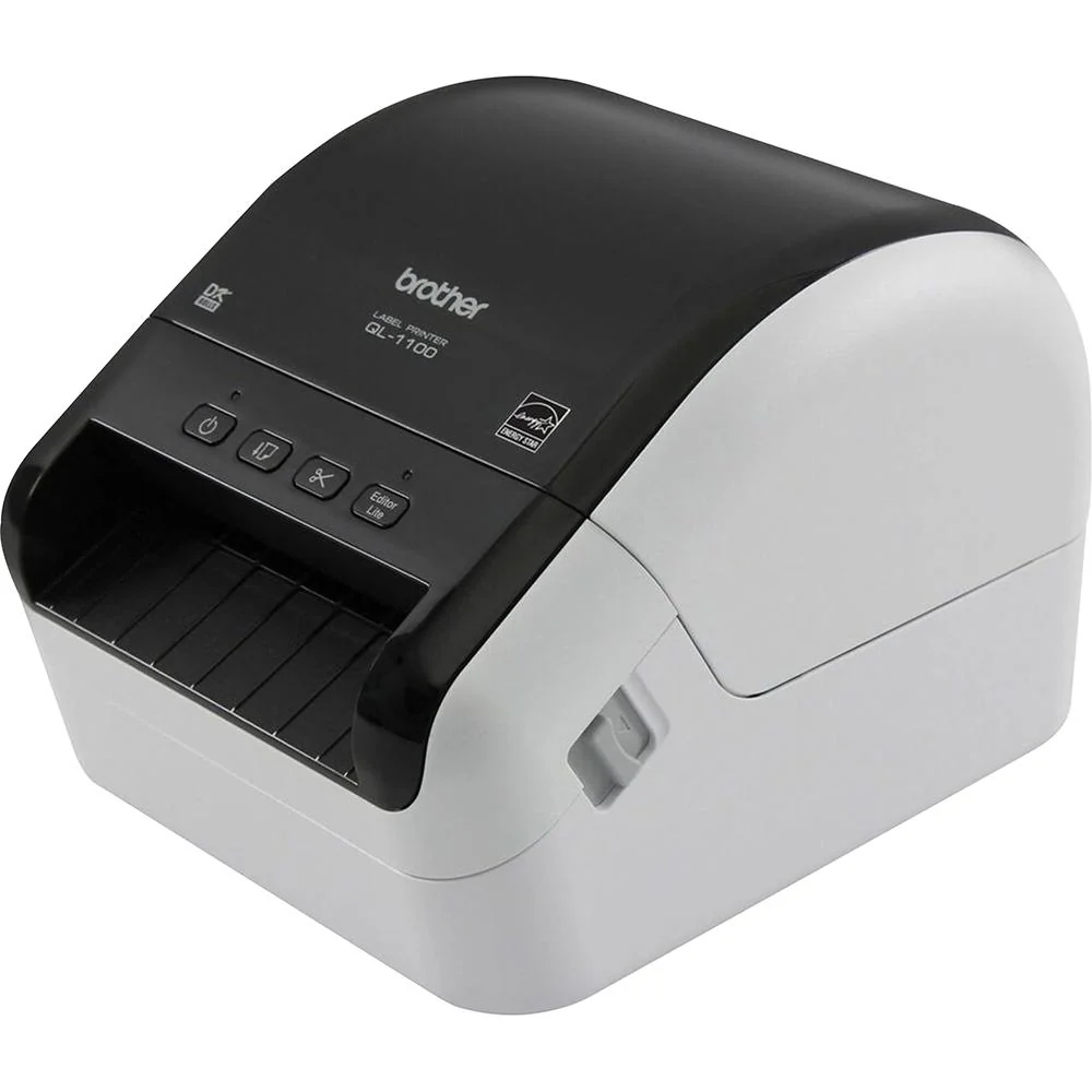 Brother QL-1100 Wide Format Monochrome Label Printer w/ Deco Essentials Guide Bundle - Image 5