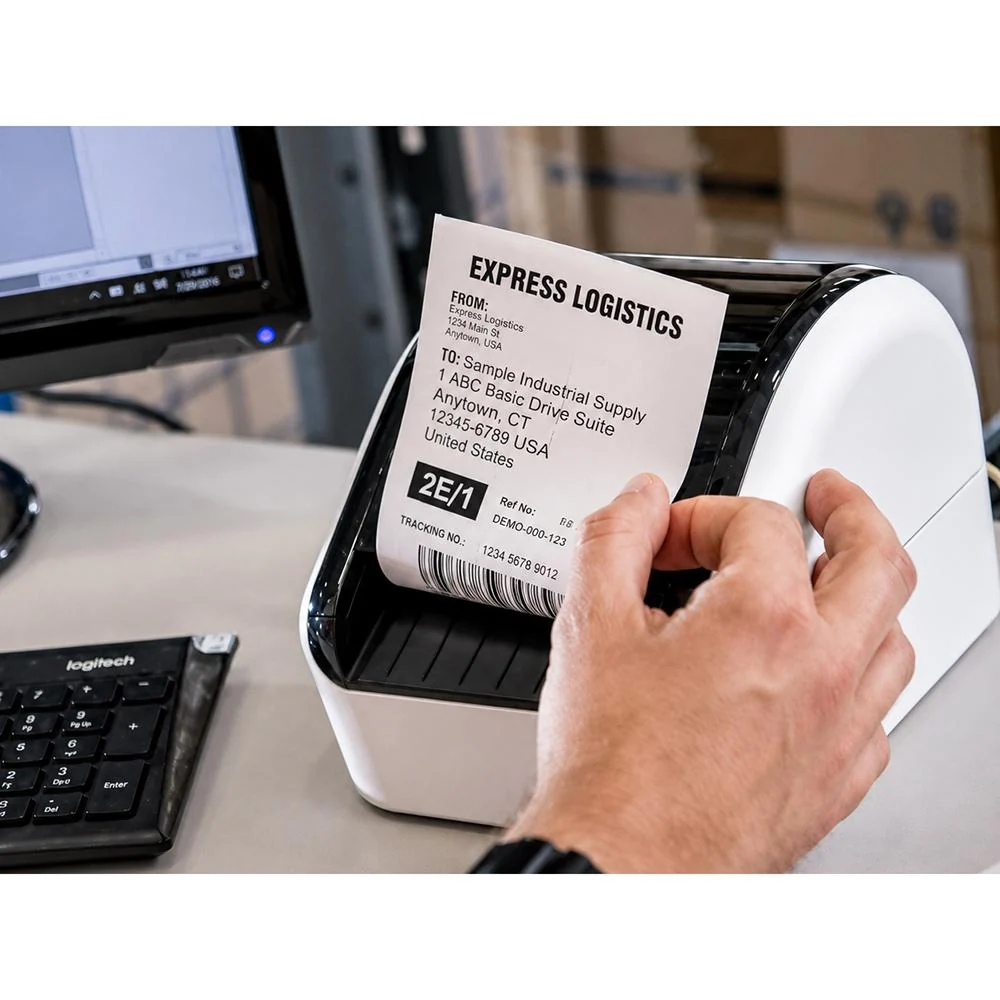 Brother QL-1100 Wide Format Monochrome Label Printer w/ Deco Essentials Guide Bundle - Image 7