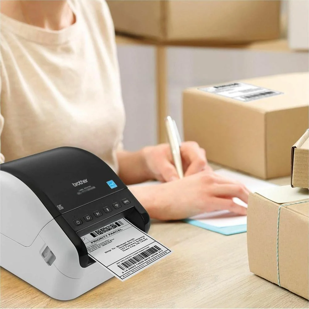 Brother QL-1100 Wide Format Monochrome Label Printer w/ Deco Essentials Guide Bundle - Image 8