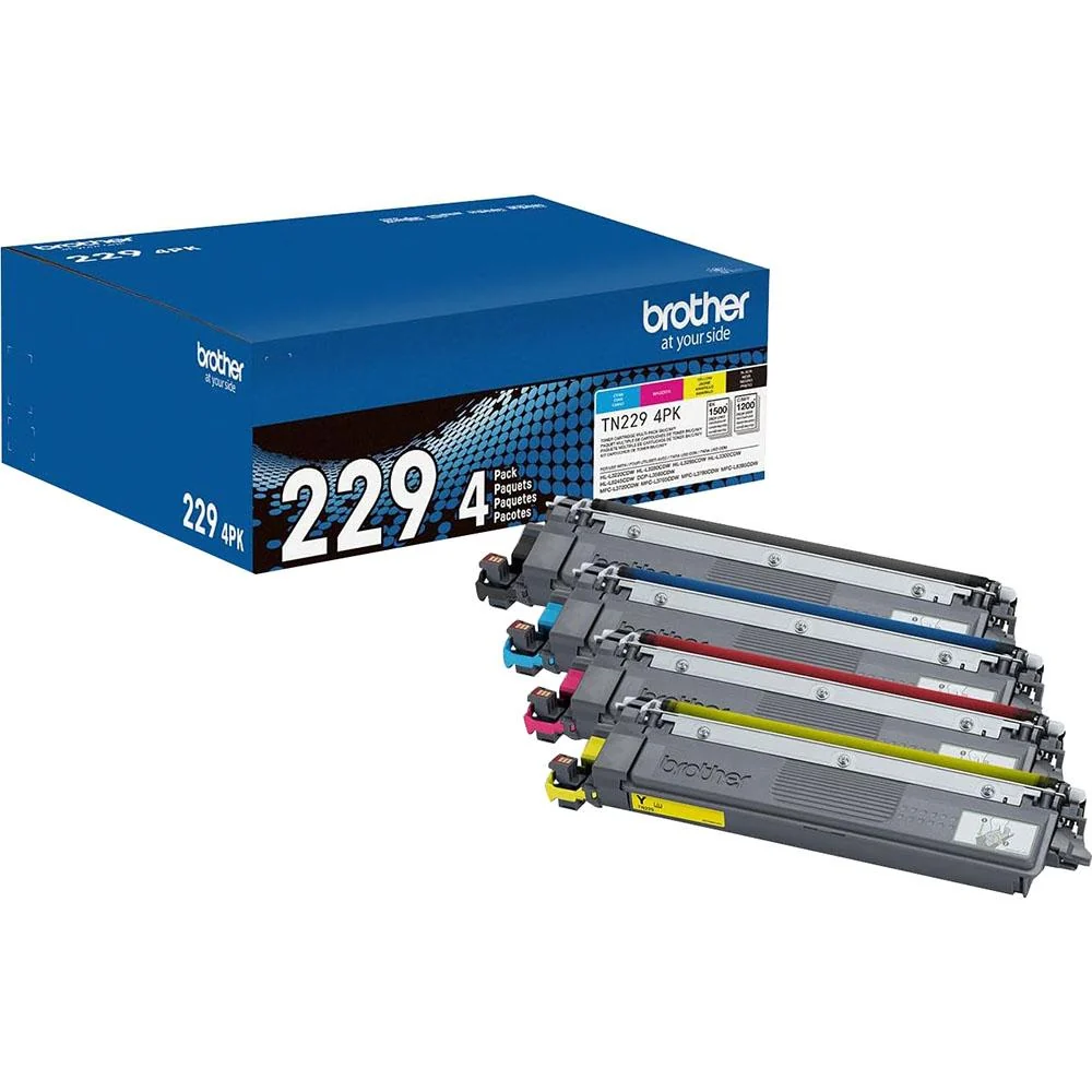 Brother Standard-Yield Toner 4 Pack C/M/Y/BK 2 Pack - Image 2