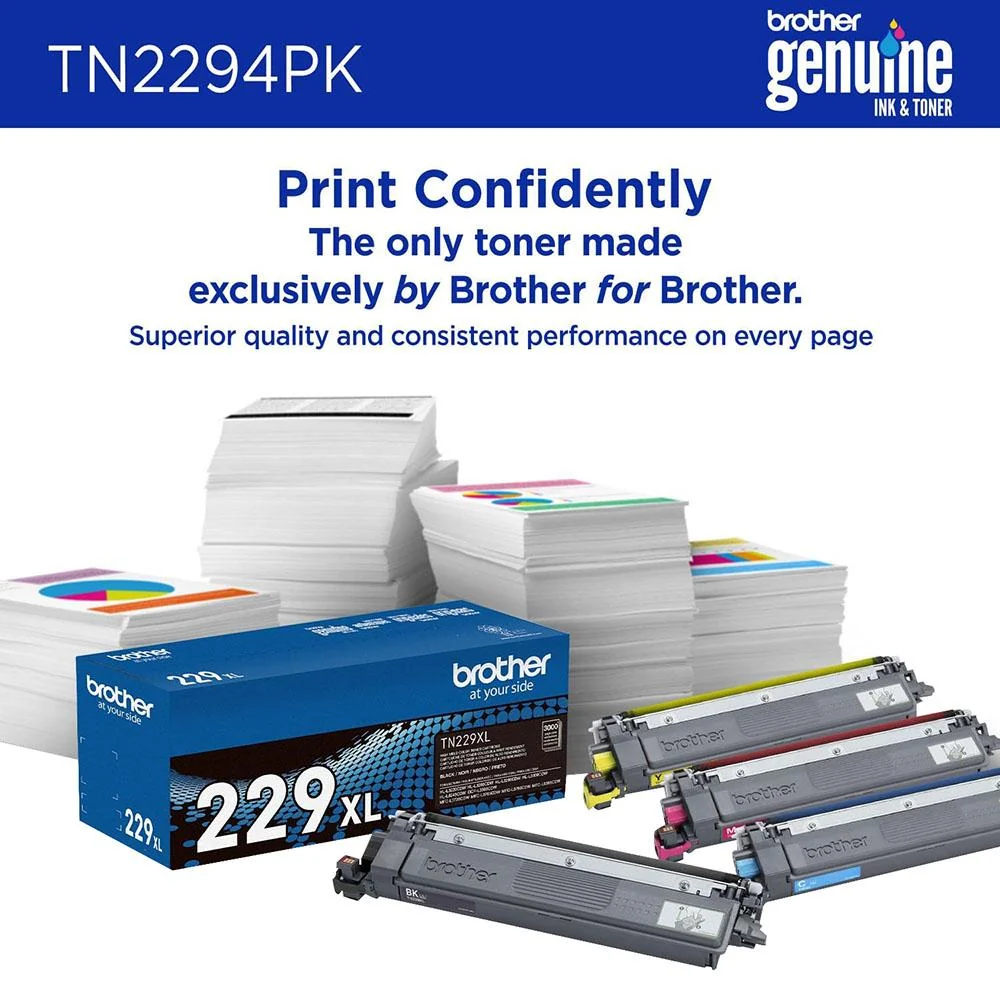 Brother Standard-Yield Toner 4 Pack C/M/Y/BK 2 Pack - Image 5
