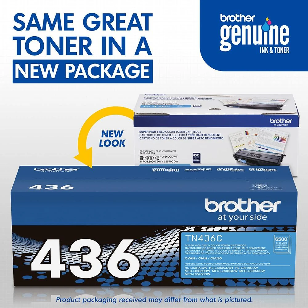 Brother Super High-yield Toner Cartridge, Cyan + Printer Essentials Bundle - Image 7