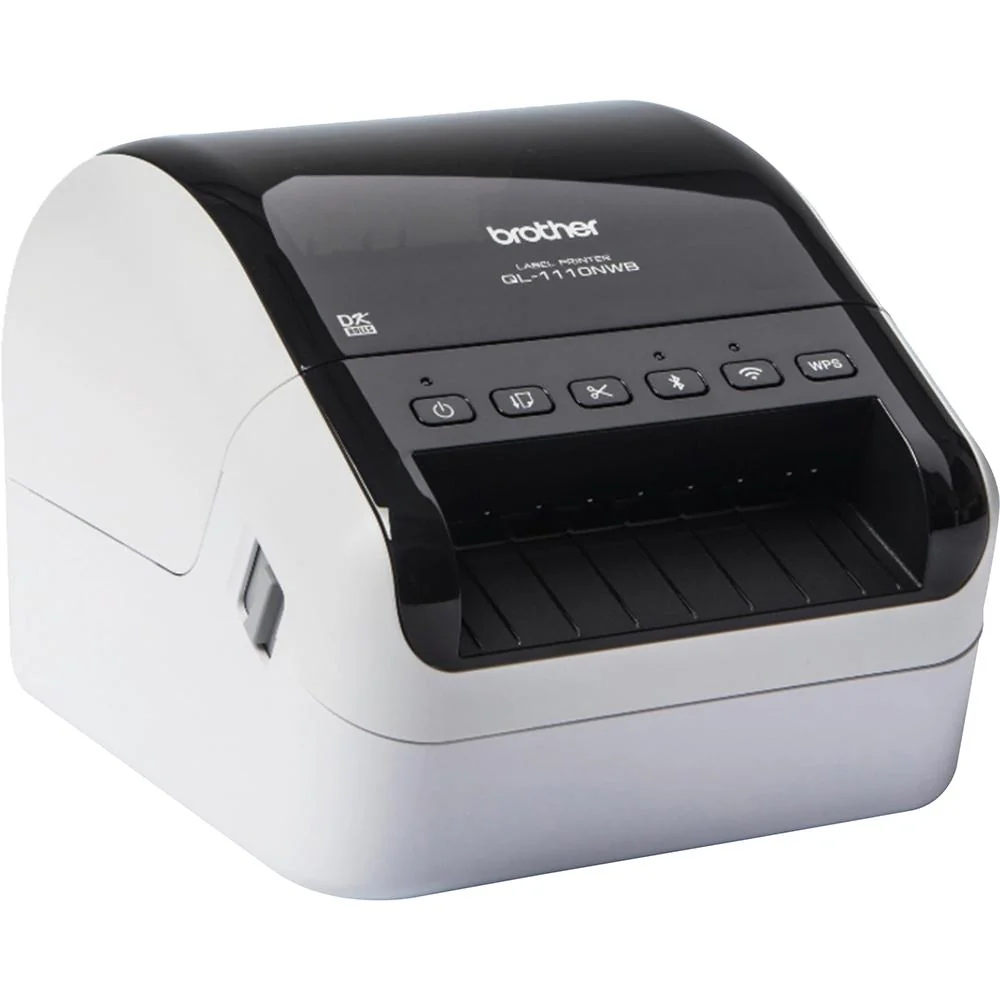 Brother Wide Format Wireless Monochrome Label Printer w/ Deco Essentials Guide Bundle - Image 3