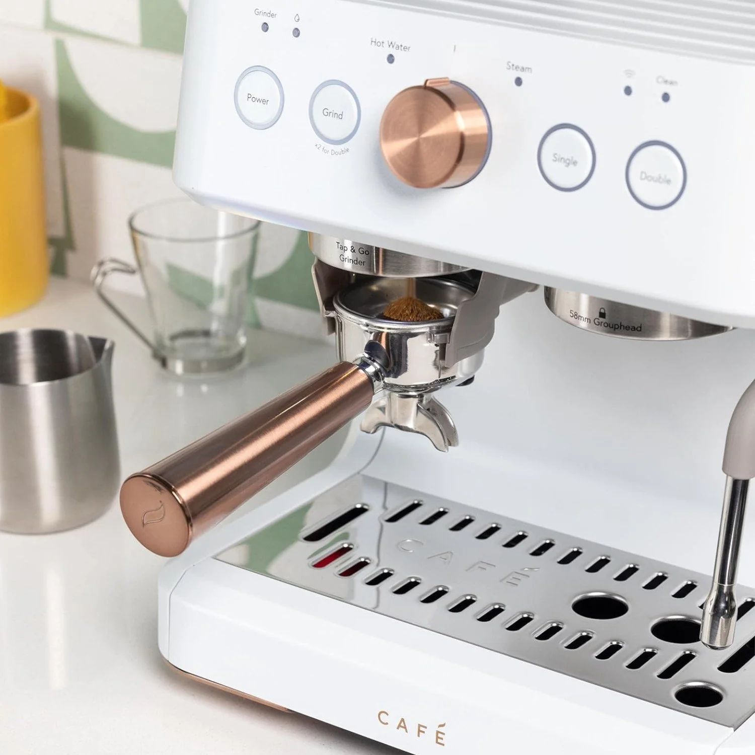 Cafe Bellissimo Semi Automatic Espresso Machine, (Factory Refurbished) - Image 10
