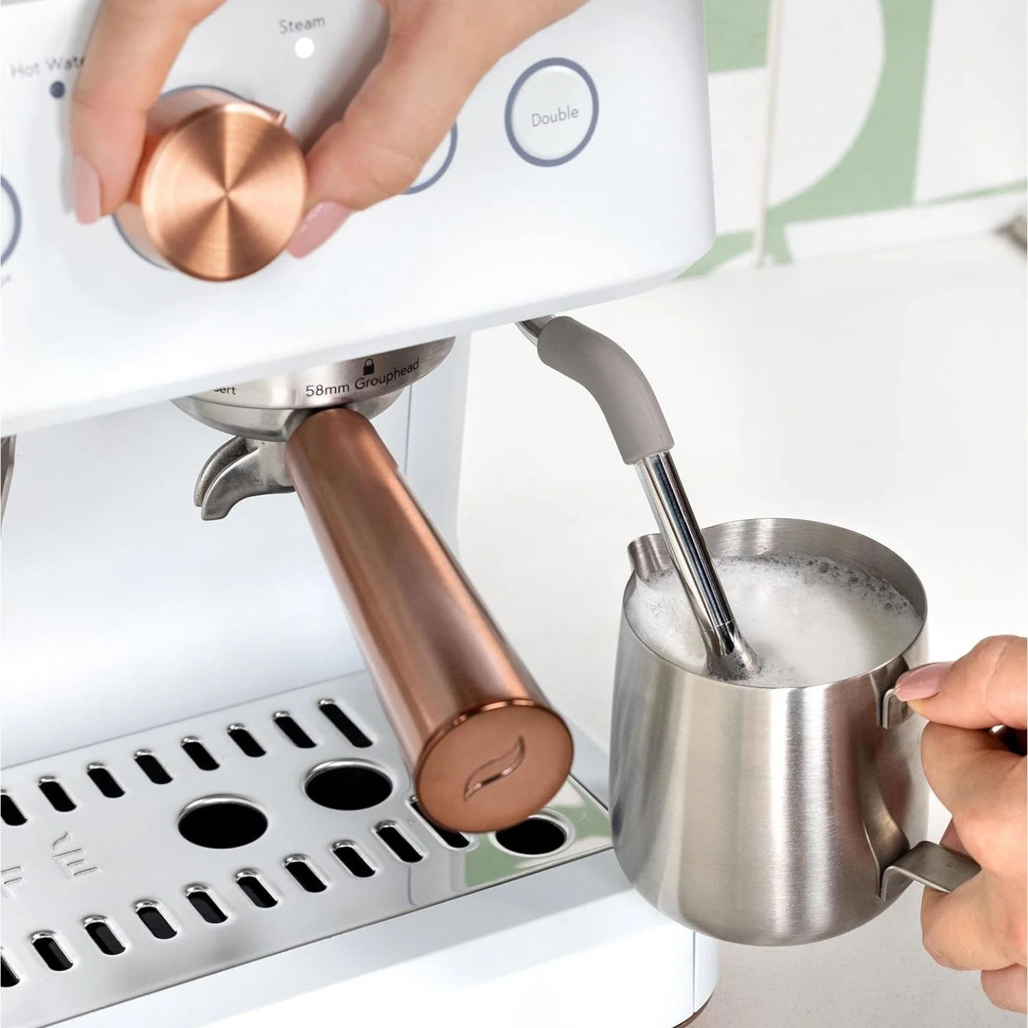 Cafe Bellissimo Semi Automatic Espresso Machine, (Factory Refurbished) - Image 8
