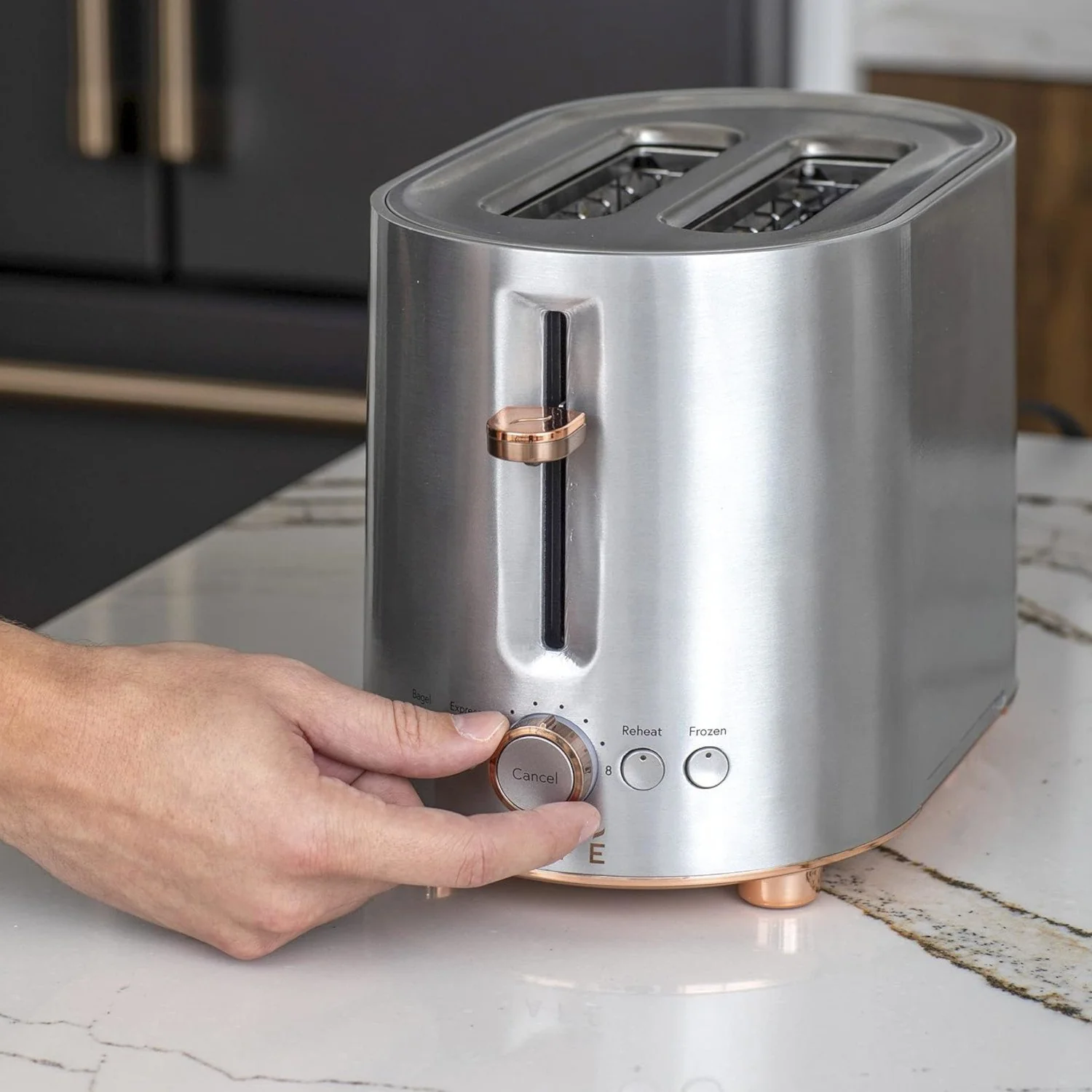Cafe Express Finish 2-Slice Toaster, Stainless Steel - (Refurbished) - Image 6